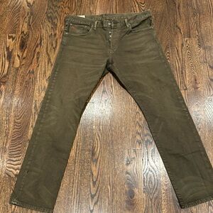 Ralph Lauren Varick Slim Men’s Jeans, size 36/30, Green